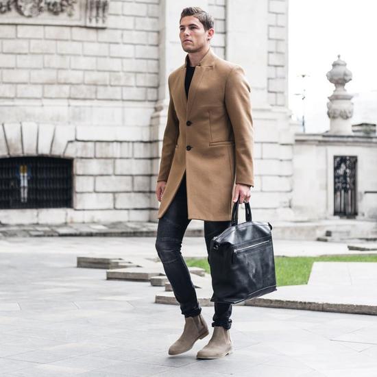 Anderson Tote in Black Saffiano from Aspinal of London