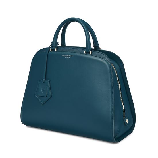 Hepburn Bag in Smooth Peacock from Aspinal of London