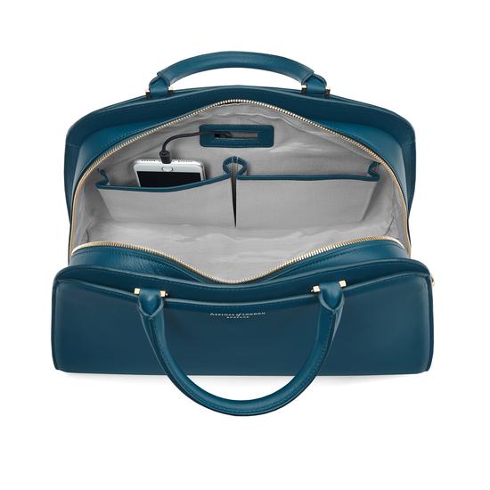Hepburn Bag in Smooth Peacock from Aspinal of London