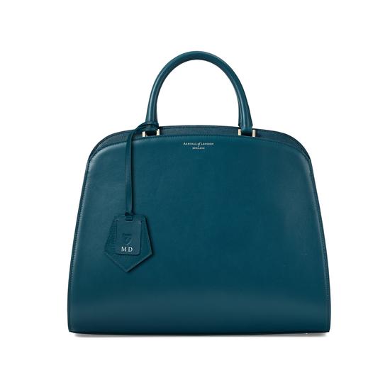 Hepburn Bag in Smooth Peacock from Aspinal of London