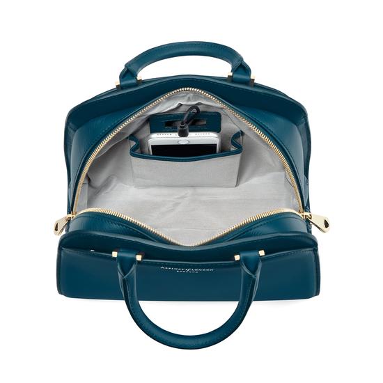Mini Hepburn Bag in Smooth Peacock from Aspinal of London