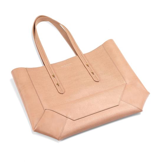 Essential Tote in Deer Saffiano & Deer Suede from Aspinal of London