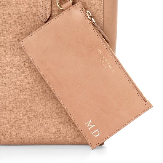 Essential Tote in Deer Saffiano & Deer Suede from Aspinal of London
