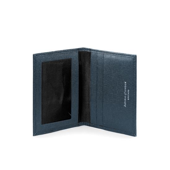 ID & Travel Card Case in Teal Saffiano from Aspinal of London