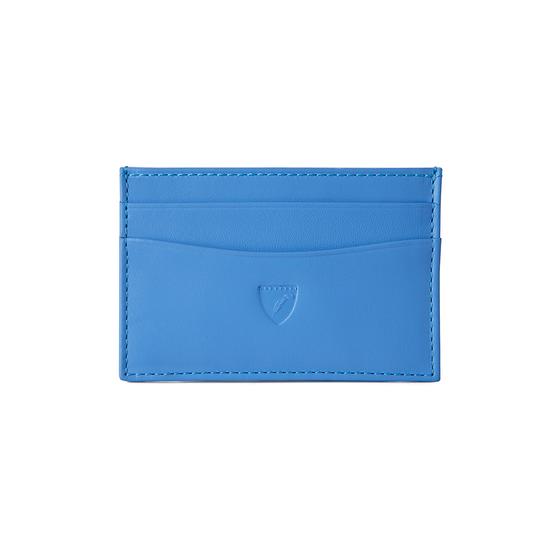 Slim Credit Card Case in Smooth Forget Me Not from Aspinal of London