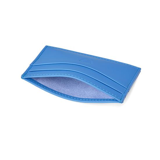Slim Credit Card Case in Smooth Forget Me Not from Aspinal of London