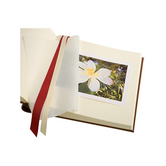 Portrait Photo Album (30 Pages) in Purple Croc from Aspinal of London