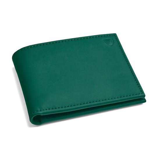 Billfold Wallet in Smooth Green from Aspinal of London