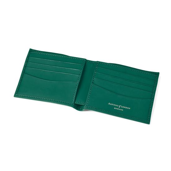 Billfold Wallet in Smooth Green from Aspinal of London