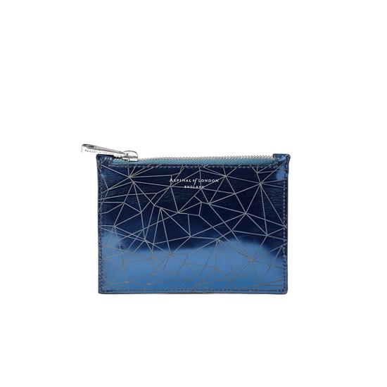 Small Essential Flat Pouch in Infinity Blue from Aspinal of London