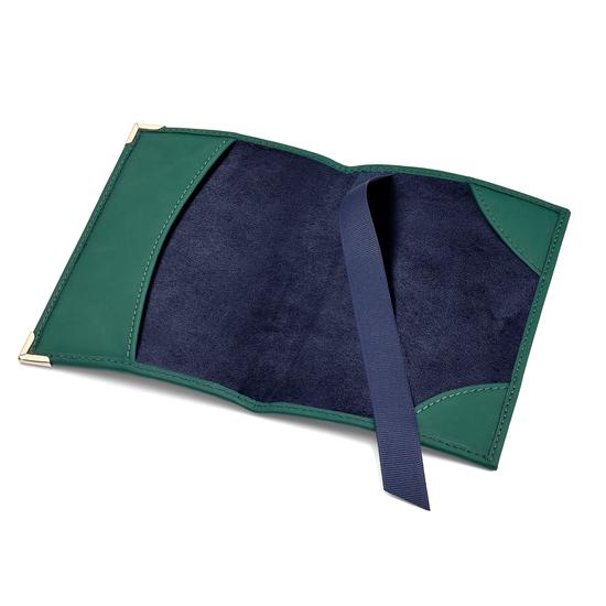Passport Cover in Smooth Green from Aspinal of London