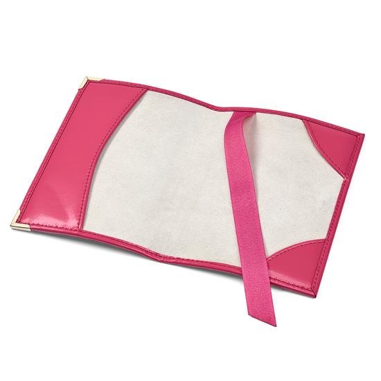 Passport Cover in Camelia Pink Polish from Aspinal of London