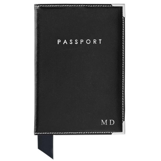Passport Cover in Smooth Soft Redwood from Aspinal of London