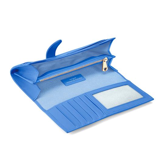 London Ladies Purse Wallet in Smooth Forget Me Not from Aspinal of London