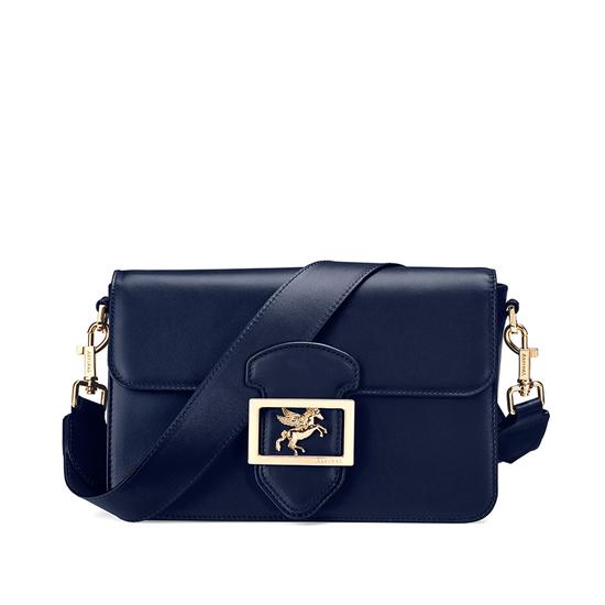 Pegasus Shoulder Bag in Blue Moon Polish from Aspinal of London
