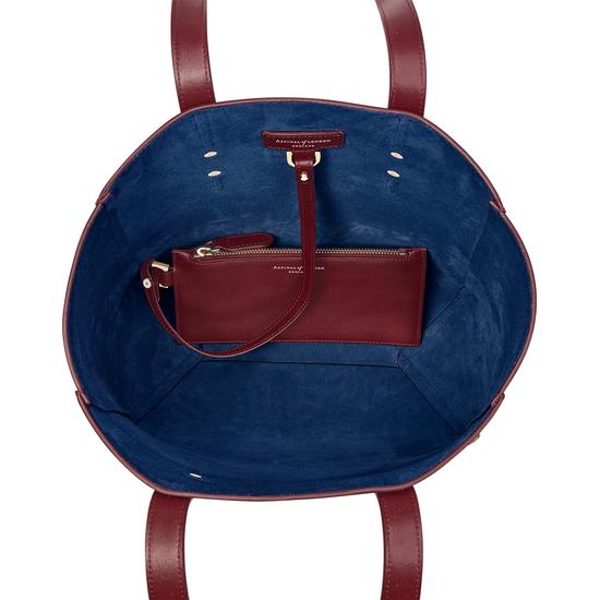 Aspinal Essential Tote in Smooth Burgundy from Aspinal of London