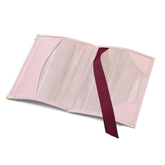 Passport Cover in Blush Pink Nappa from Aspinal of London