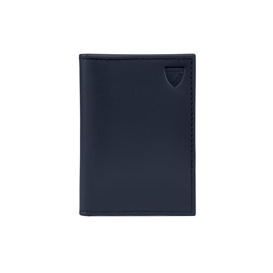 ID & Travel Card Case in Smooth Navy Nappa from Aspinal of London