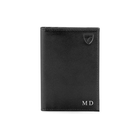 ID & Travel Card Case in Smooth Navy Nappa from Aspinal of London
