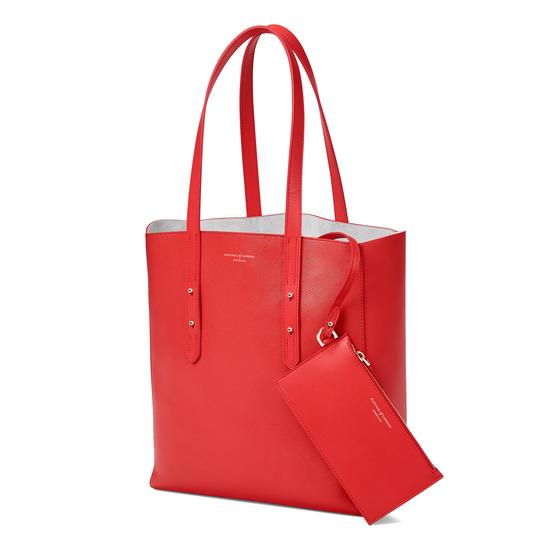 Aspinal Essential Tote in Dahlia Saffiano from Aspinal of London