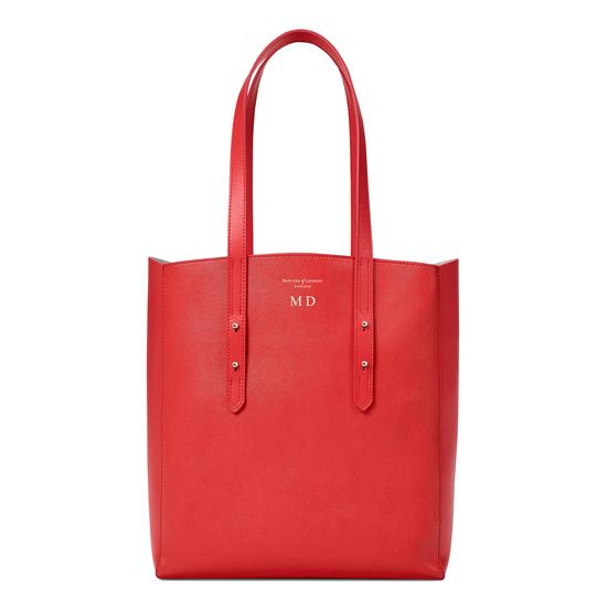 Aspinal Essential Tote in Dahlia Saffiano from Aspinal of London