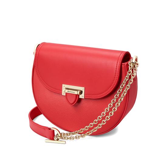 Portobello Bag in Dahlia Saffiano from Aspinal of London