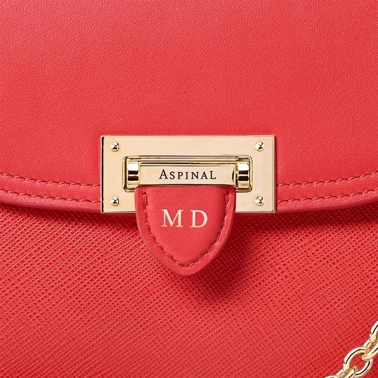 Portobello Bag in Dahlia Saffiano from Aspinal of London