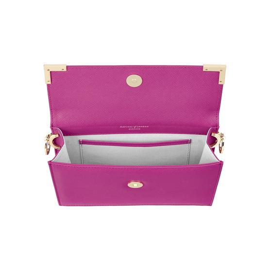 Chelsea Bag in Orchid Saffiano from Aspinal of London