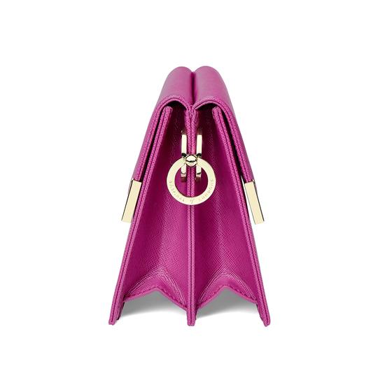 Chelsea Bag in Orchid Saffiano from Aspinal of London