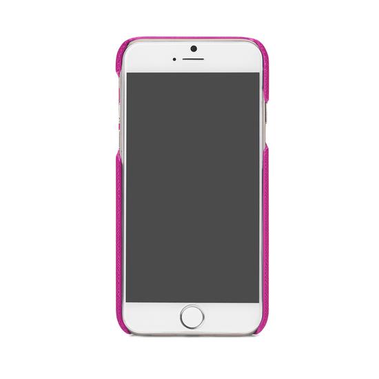 iPhone 7/8 Leather Cover in Orchid Saffiano from Aspinal of London