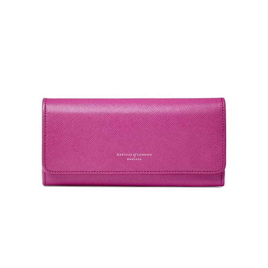 Lottie Purse in Orchid Saffiano from Aspinal of London