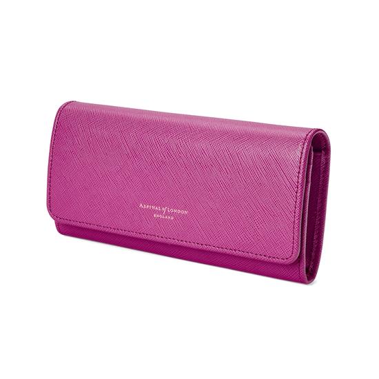 Lottie Purse in Orchid Saffiano from Aspinal of London