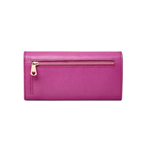 Lottie Purse in Orchid Saffiano from Aspinal of London