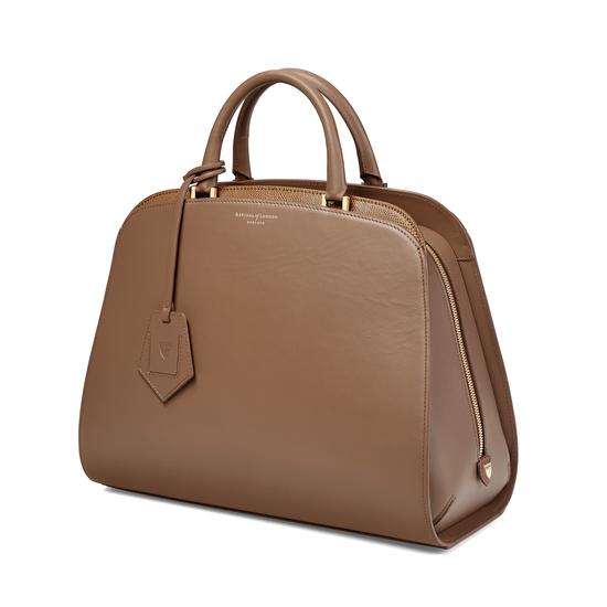 Hepburn Bag in Smooth Camel from Aspinal of London