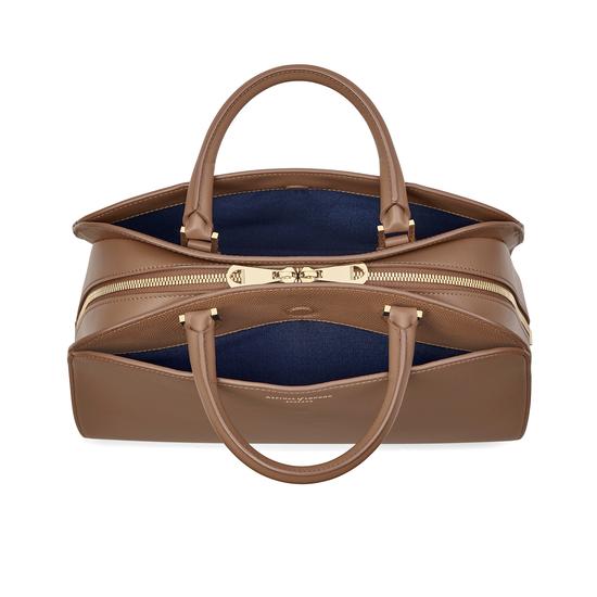 Hepburn Bag in Smooth Camel from Aspinal of London