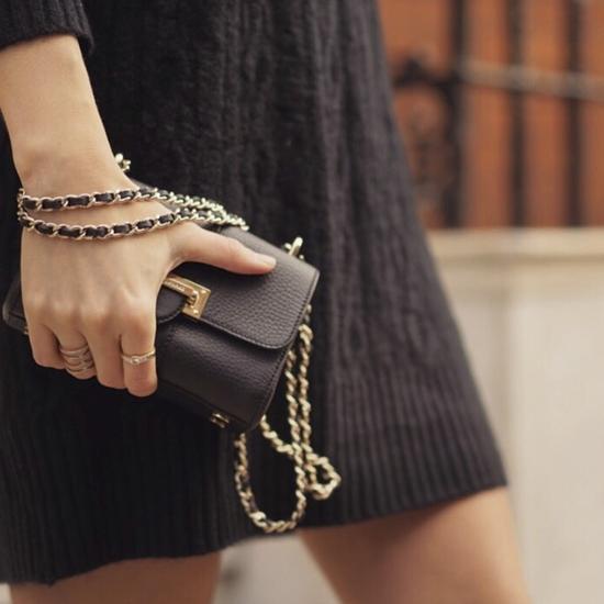 Micro Lottie Bag in Iridescent Lizard from Aspinal of London