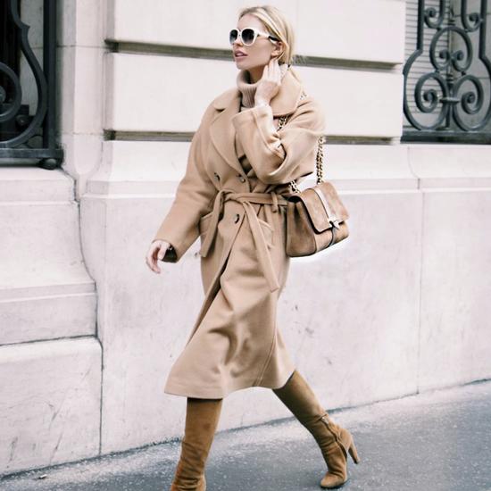 Large Lottie Bag in Camel Suede & Camel Lizard from Aspinal of London