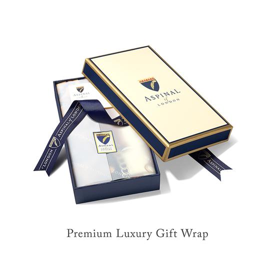 Signature Silk Twill Scarf in Navy (27.5