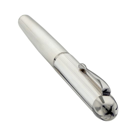 Century Fountain Pen in Sterling Silver 925 from Aspinal of London