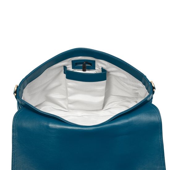 Large City Mollie Satchel in Topaz Pebble from Aspinal of London