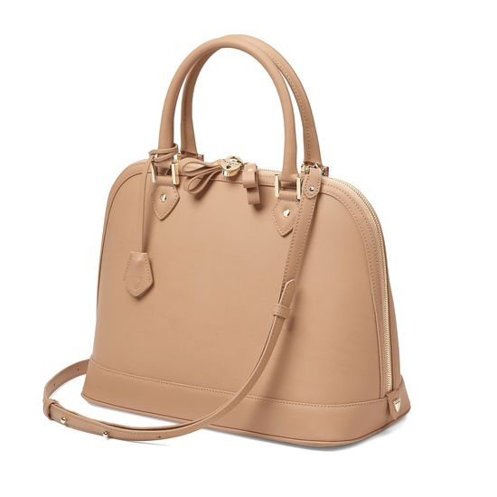 Hepburn Bag in Smooth Deer from Aspinal of London