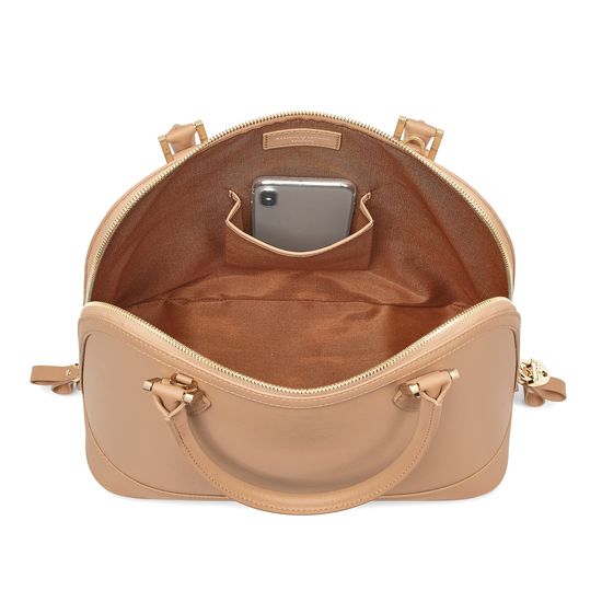 Hepburn Bag in Smooth Deer from Aspinal of London