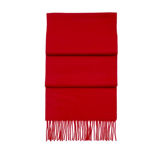 Pure Cashmere Scarf in Red from Aspinal of London