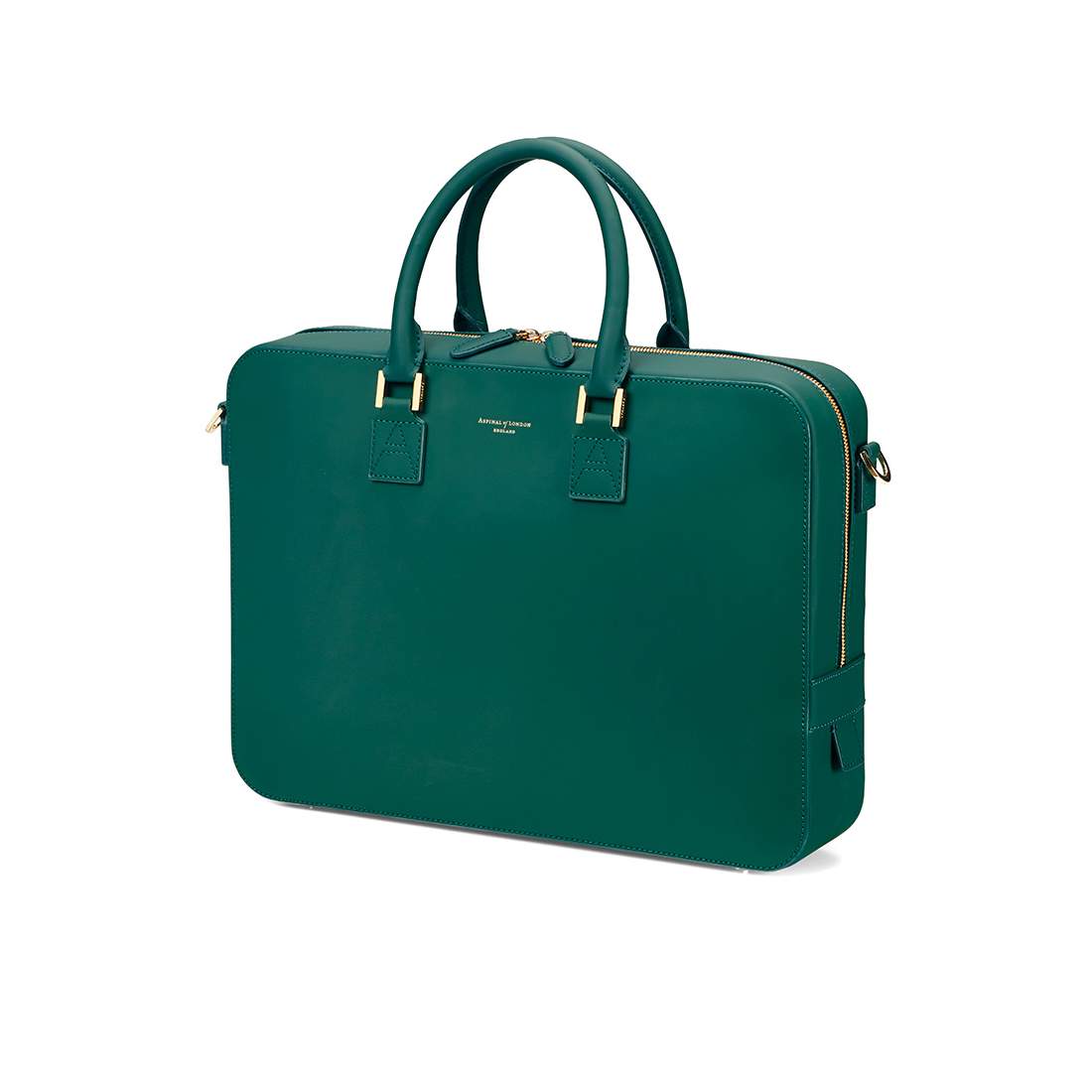 Small Mount Street Bag in Green Aspinal of London
